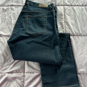 Stylish Dark Blue Men's Straight Jeans